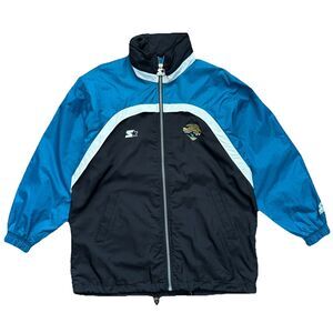Vintage 90s Starter Jacksonville Jaguars NFL Pro Line Nylon Jacket Mens L